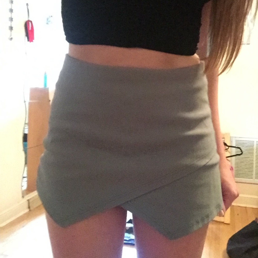 Green skort